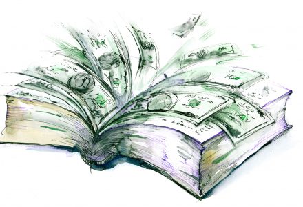 Money and accounting with pages